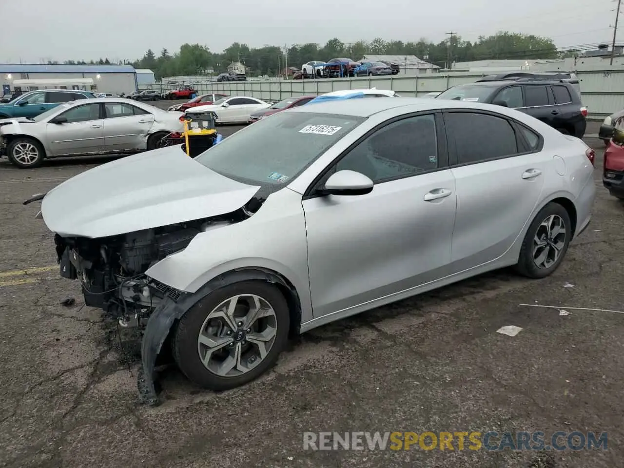 1 Photograph of a damaged car 3KPF24AD4ME302627 KIA FORTE 2021