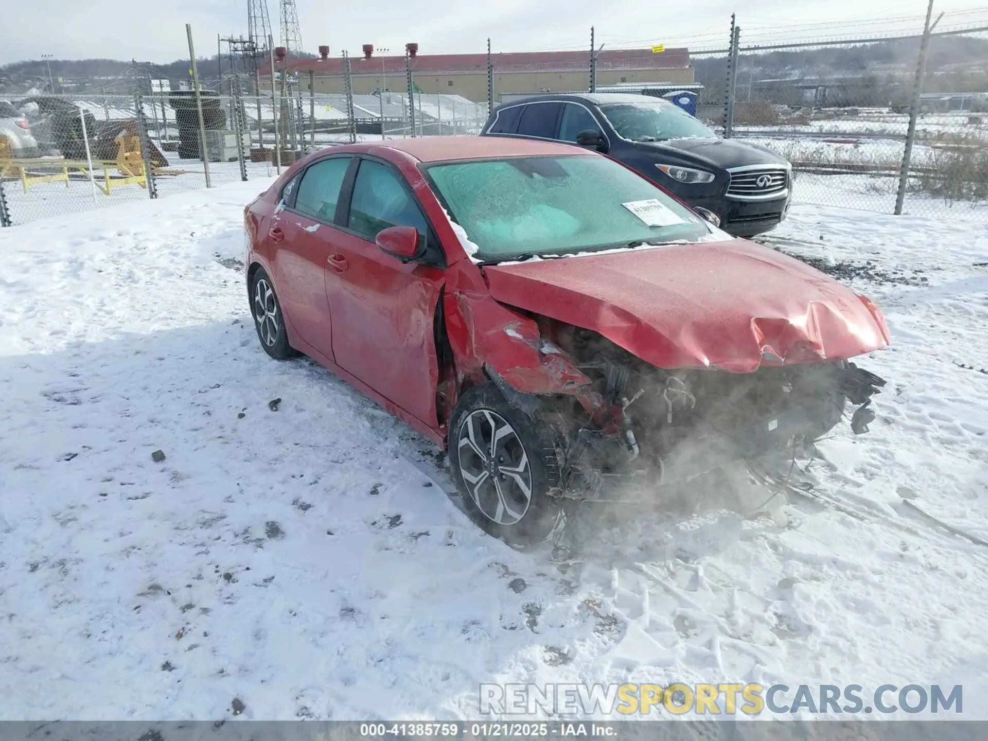 1 Photograph of a damaged car 3KPF24AD4ME306922 KIA FORTE 2021