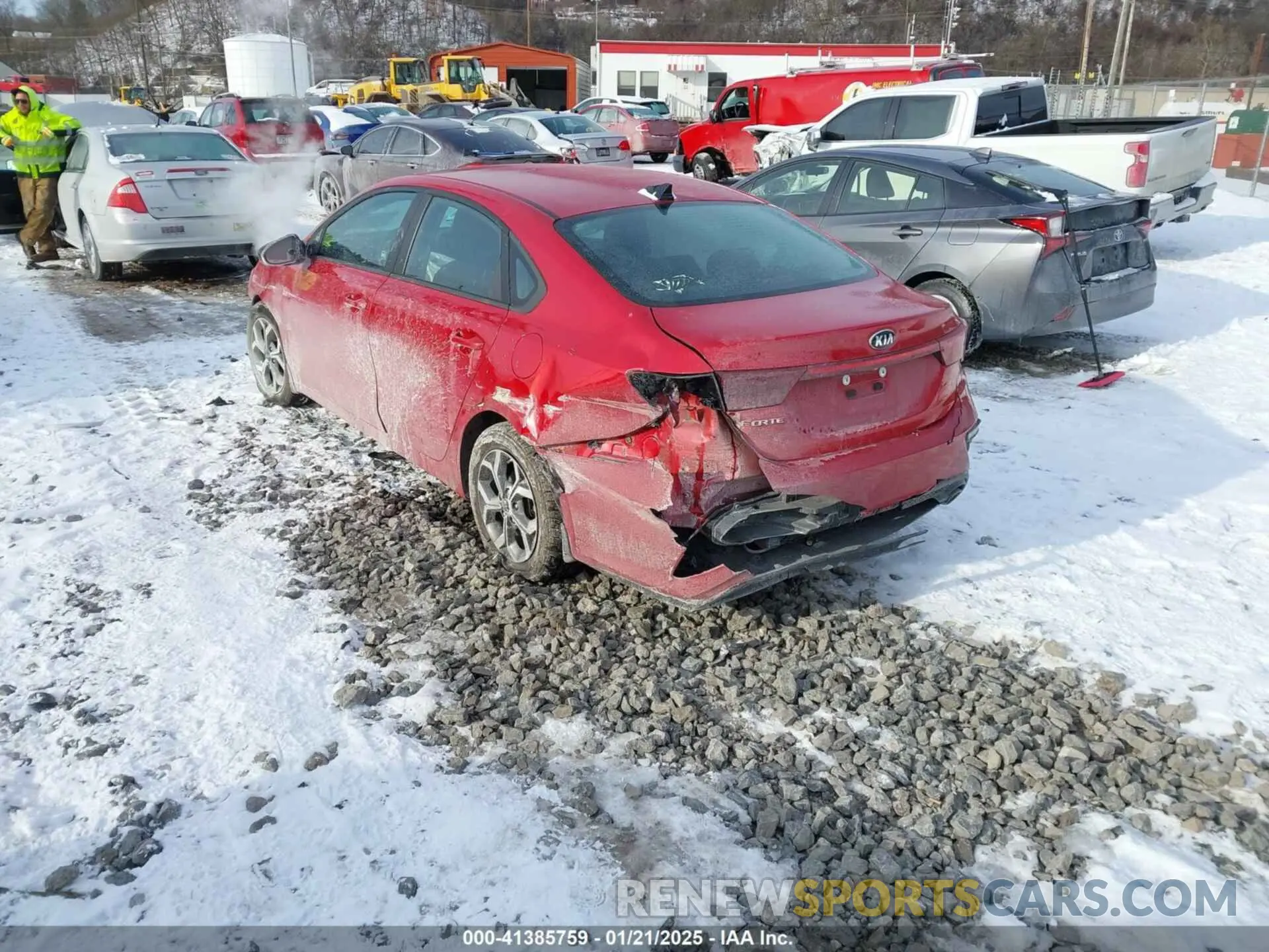 3 Photograph of a damaged car 3KPF24AD4ME306922 KIA FORTE 2021