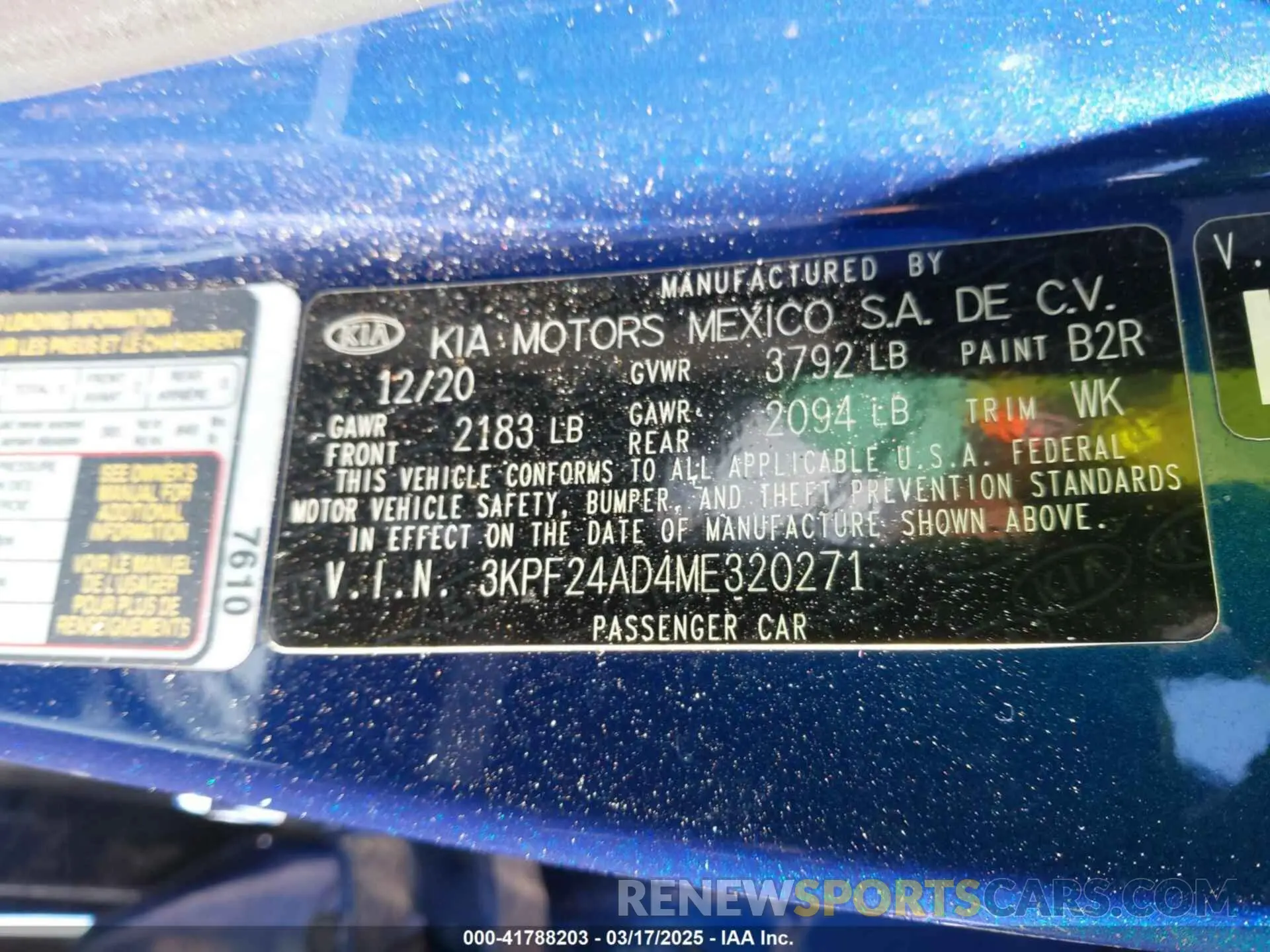 9 Photograph of a damaged car 3KPF24AD4ME320271 KIA FORTE 2021