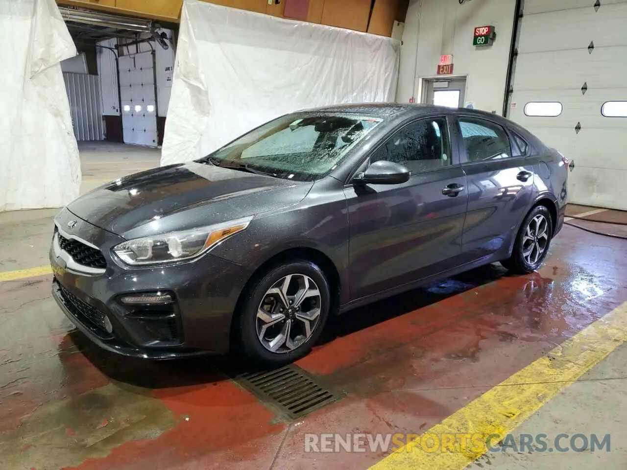 1 Photograph of a damaged car 3KPF24AD4ME321131 KIA FORTE 2021