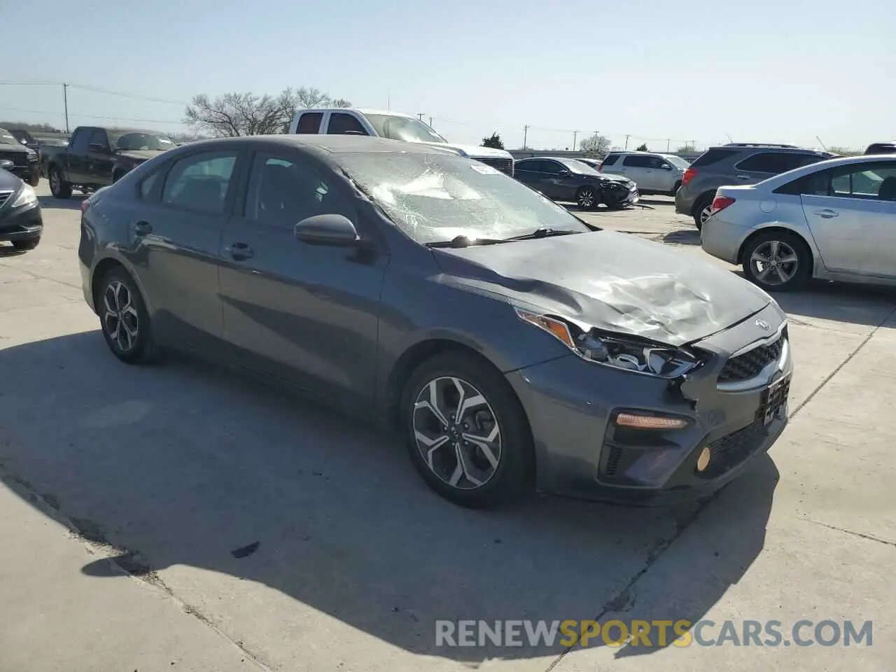 4 Photograph of a damaged car 3KPF24AD4ME327110 KIA FORTE 2021