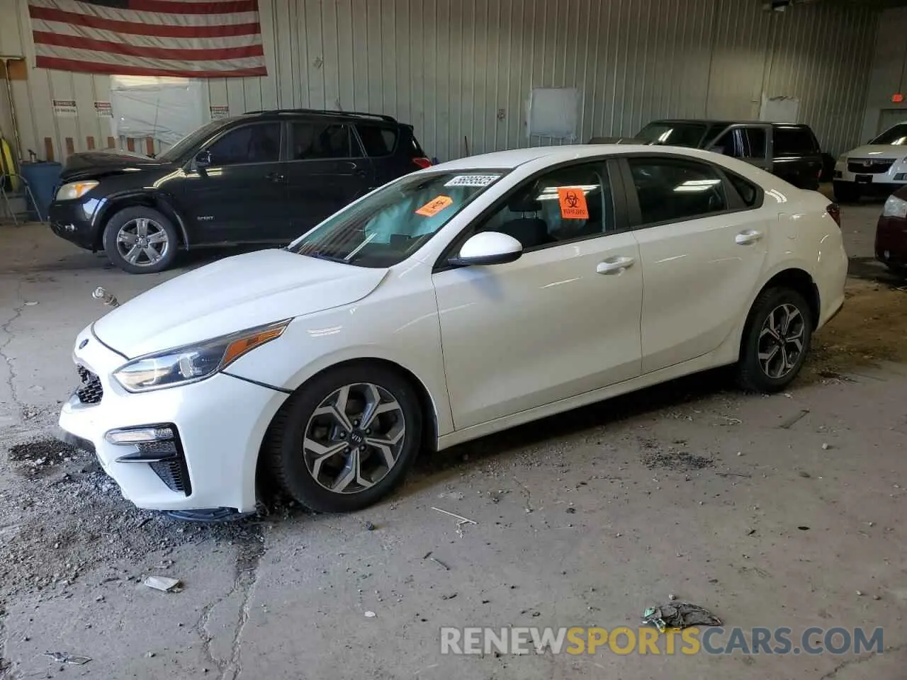 1 Photograph of a damaged car 3KPF24AD4ME347499 KIA FORTE 2021