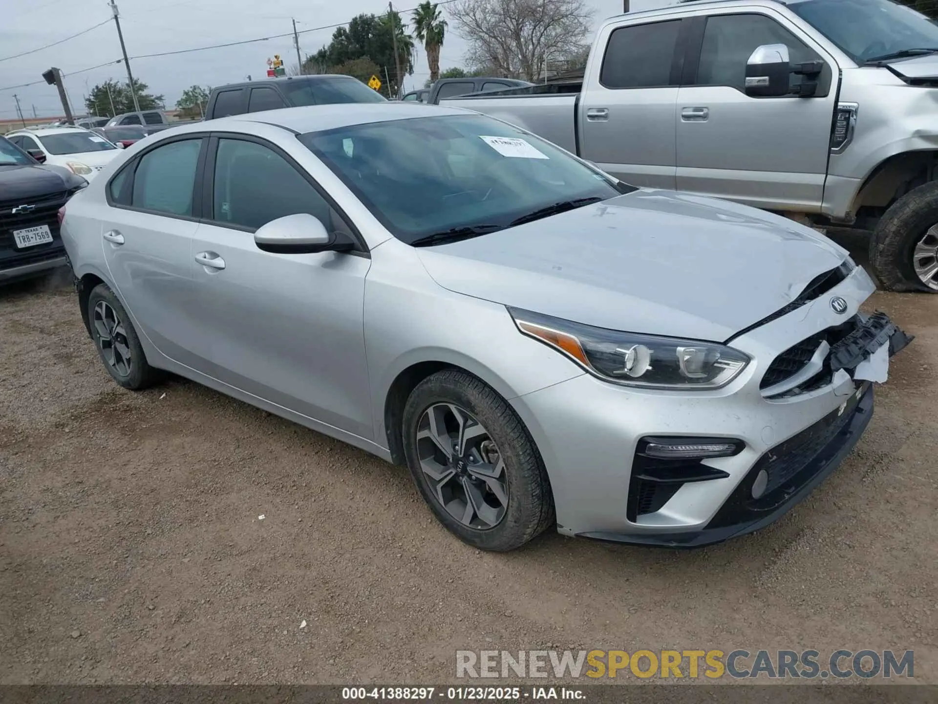 1 Photograph of a damaged car 3KPF24AD4ME371026 KIA FORTE 2021