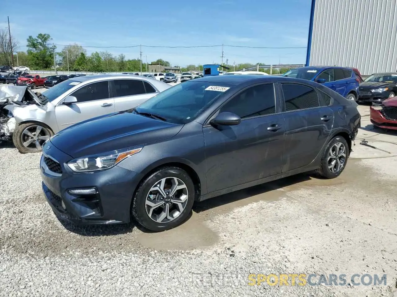 1 Photograph of a damaged car 3KPF24AD4ME372404 KIA FORTE 2021