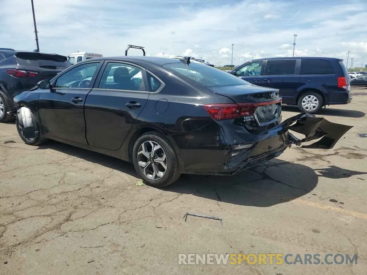2 Photograph of a damaged car 3KPF24AD4ME374153 KIA FORTE 2021