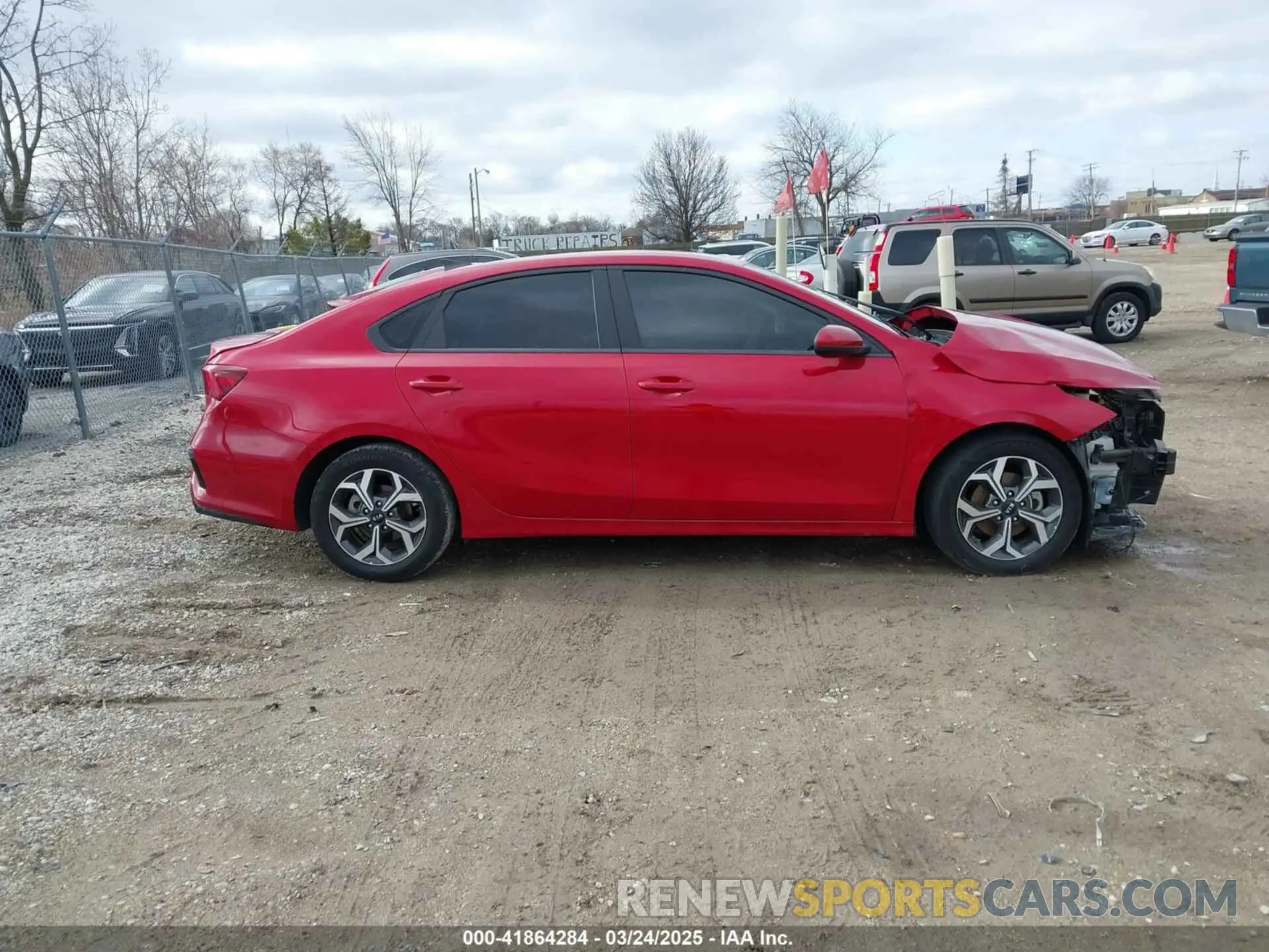 14 Photograph of a damaged car 3KPF24AD4ME378932 KIA FORTE 2021