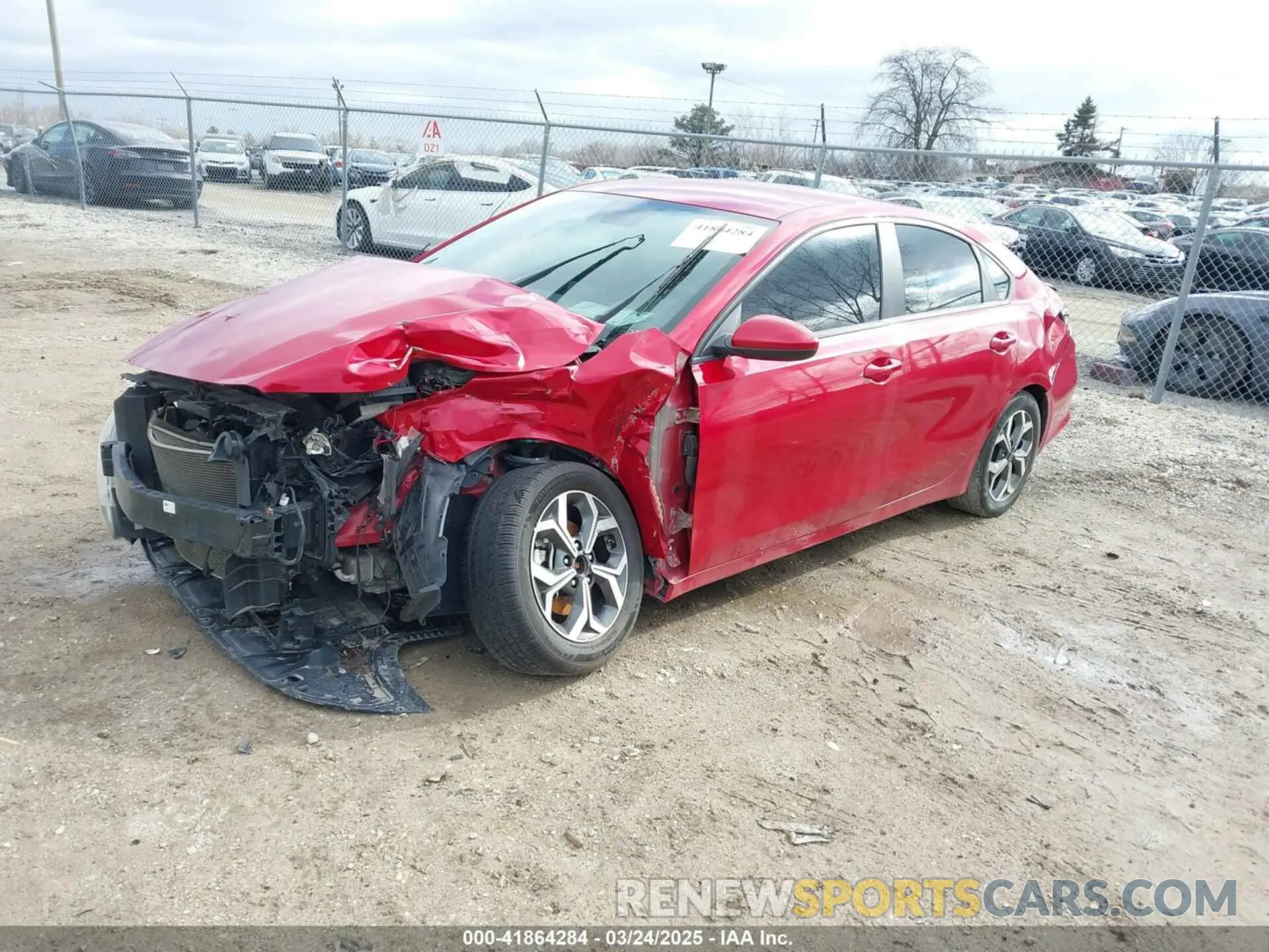 2 Photograph of a damaged car 3KPF24AD4ME378932 KIA FORTE 2021