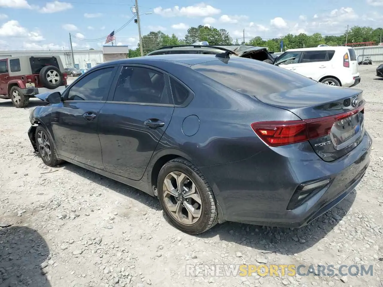 2 Photograph of a damaged car 3KPF24AD4ME403747 KIA FORTE 2021