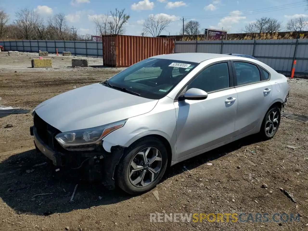 1 Photograph of a damaged car 3KPF24AD4ME414862 KIA FORTE 2021