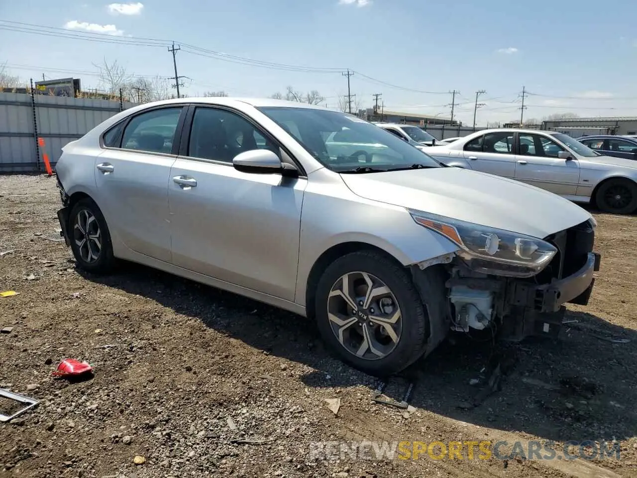 4 Photograph of a damaged car 3KPF24AD4ME414862 KIA FORTE 2021