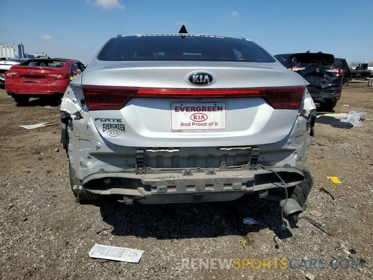 6 Photograph of a damaged car 3KPF24AD4ME414862 KIA FORTE 2021