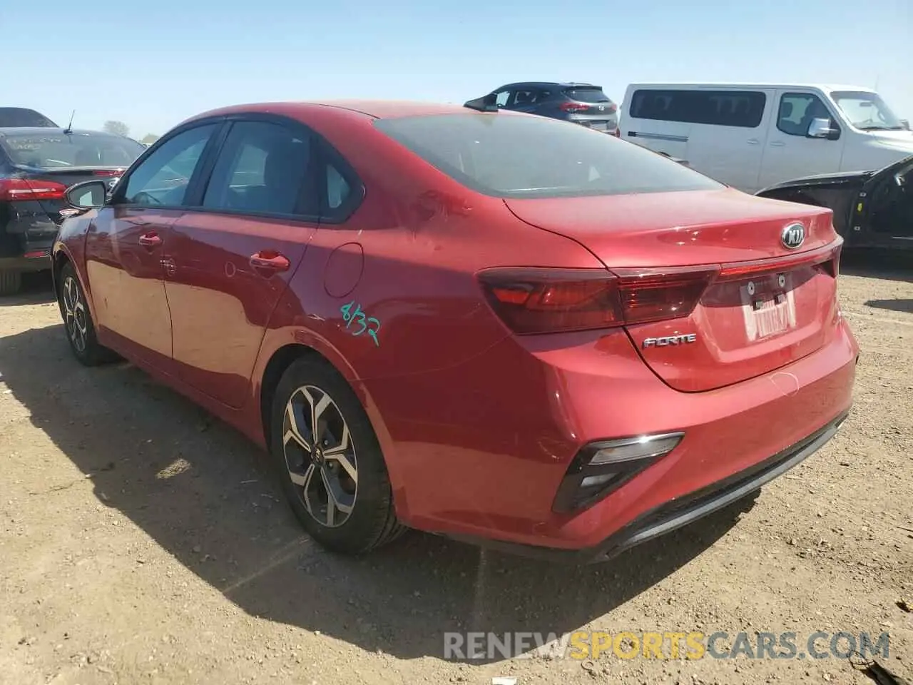 2 Photograph of a damaged car 3KPF24AD5ME276801 KIA FORTE 2021
