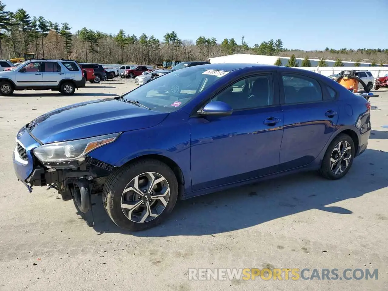 1 Photograph of a damaged car 3KPF24AD5ME284042 KIA FORTE 2021