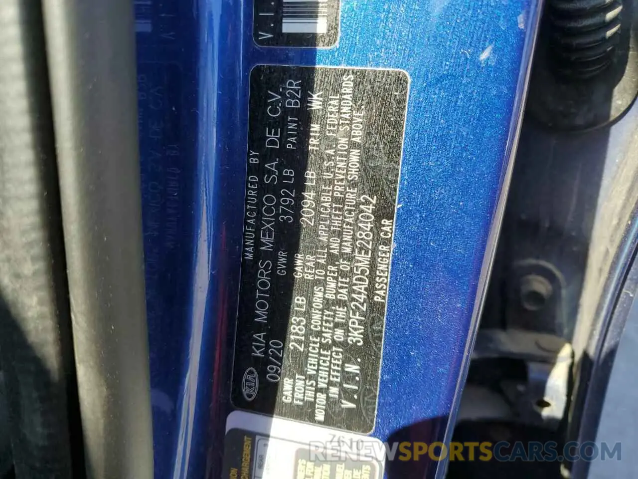 12 Photograph of a damaged car 3KPF24AD5ME284042 KIA FORTE 2021