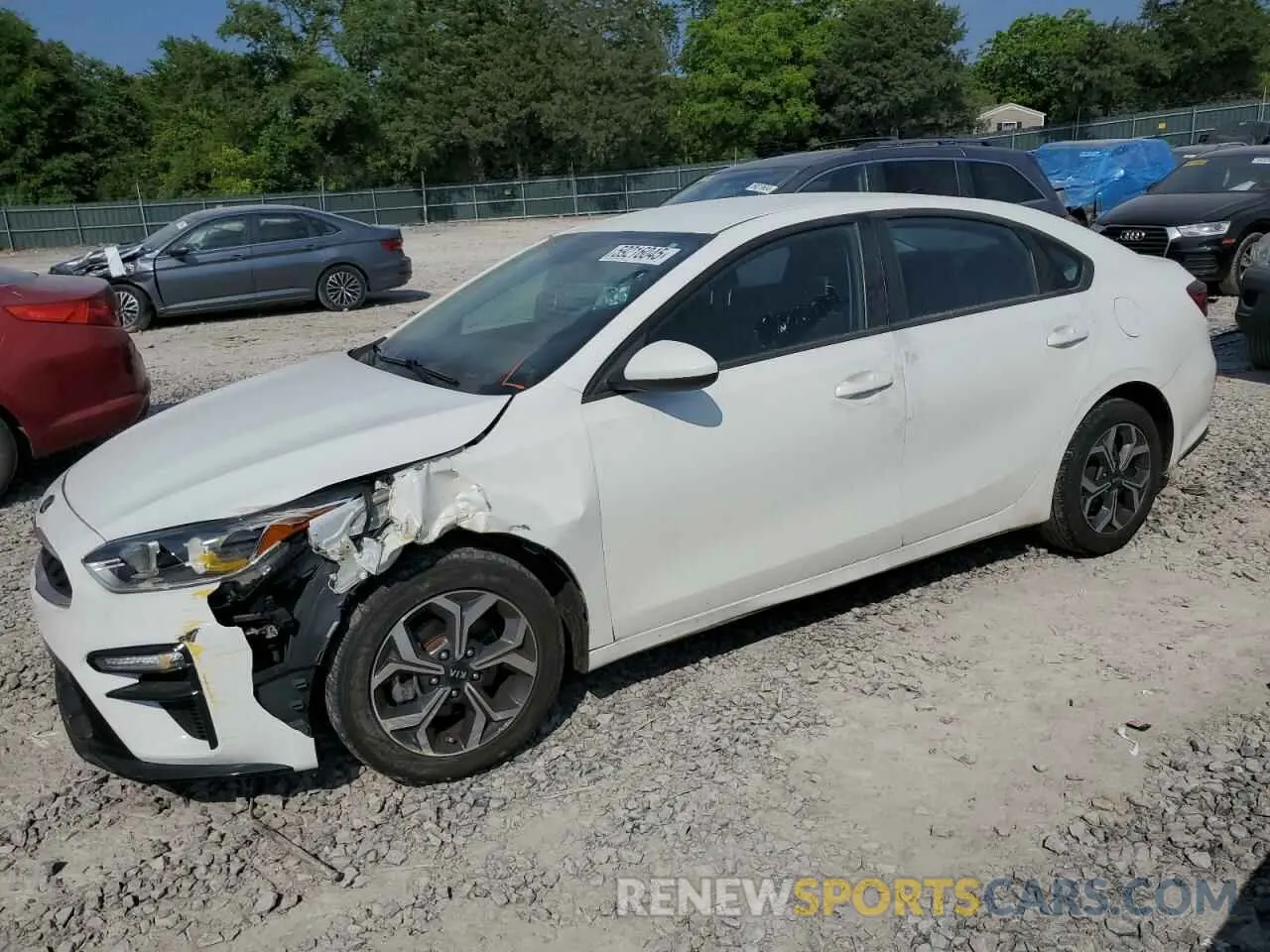 1 Photograph of a damaged car 3KPF24AD5ME285109 KIA FORTE 2021