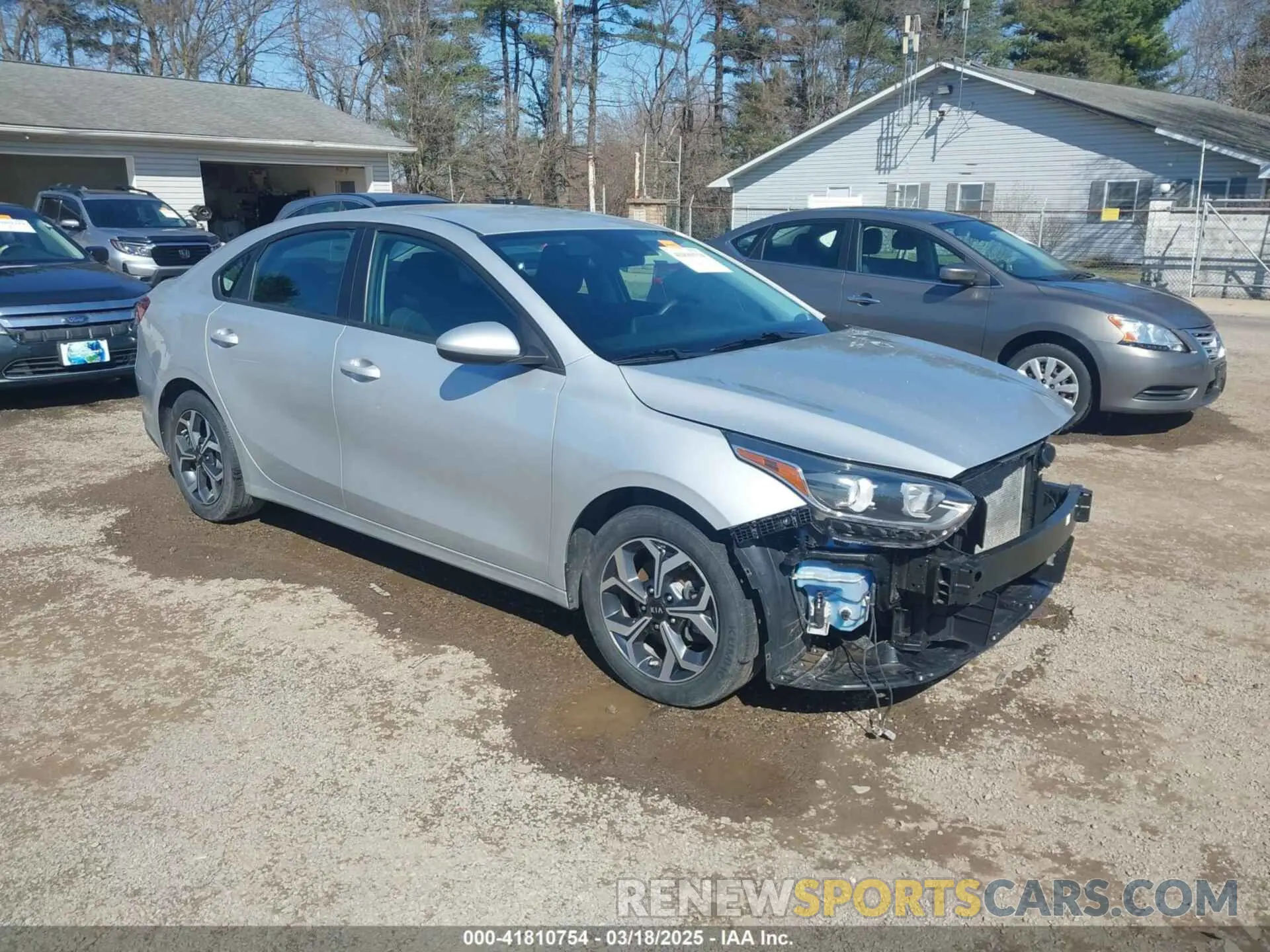 1 Photograph of a damaged car 3KPF24AD5ME291590 KIA FORTE 2021
