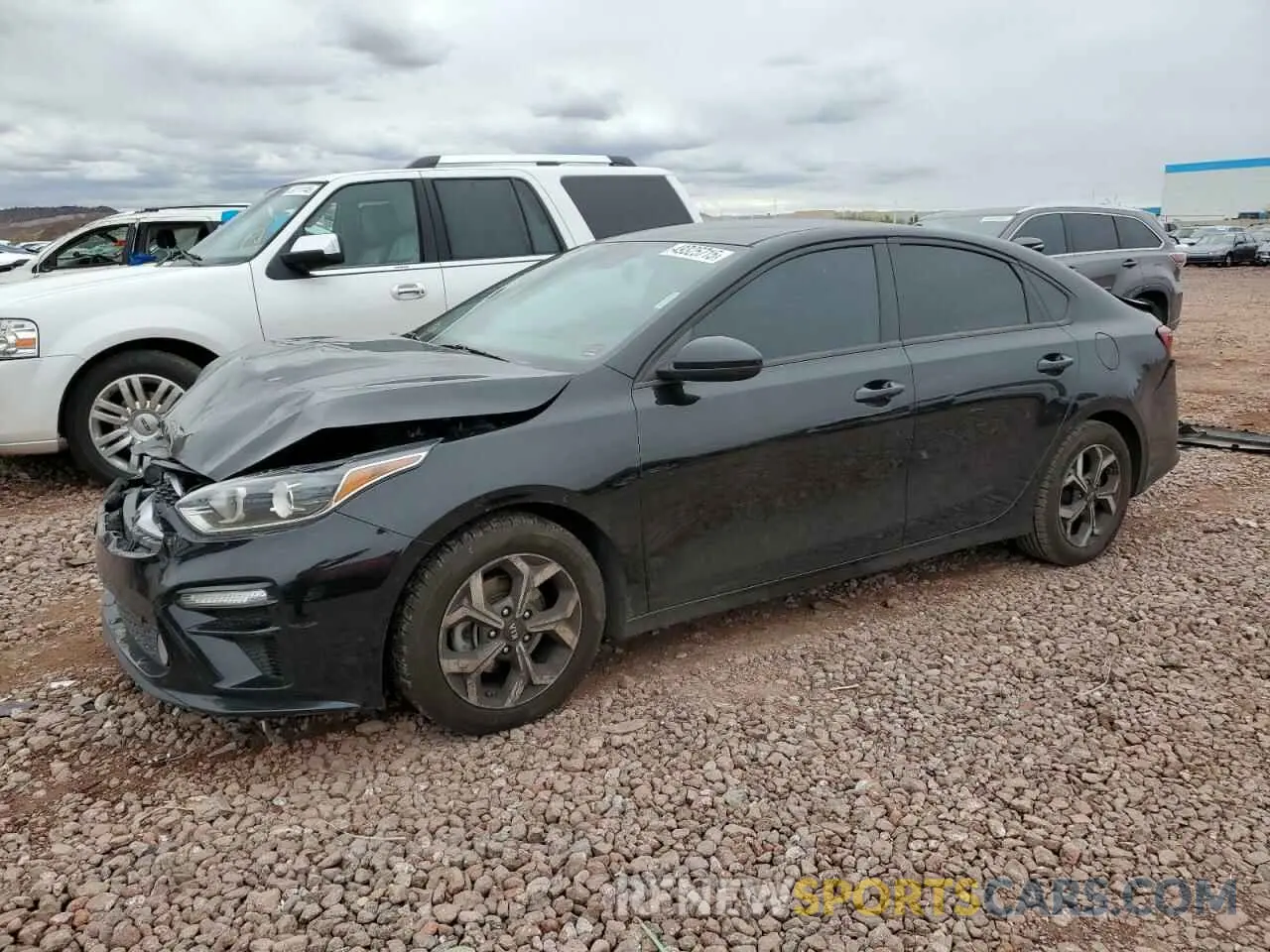 1 Photograph of a damaged car 3KPF24AD5ME297499 KIA FORTE 2021