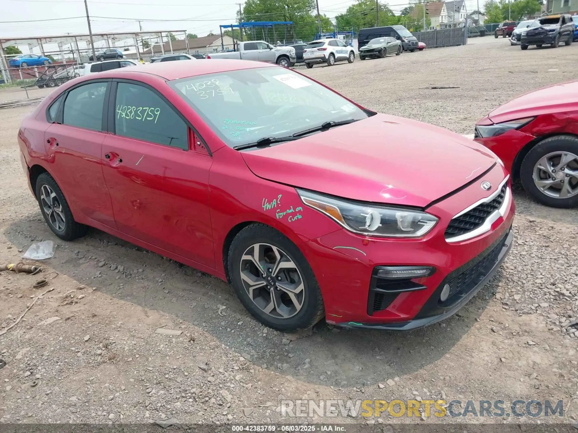 1 Photograph of a damaged car 3KPF24AD5ME303978 KIA FORTE 2021