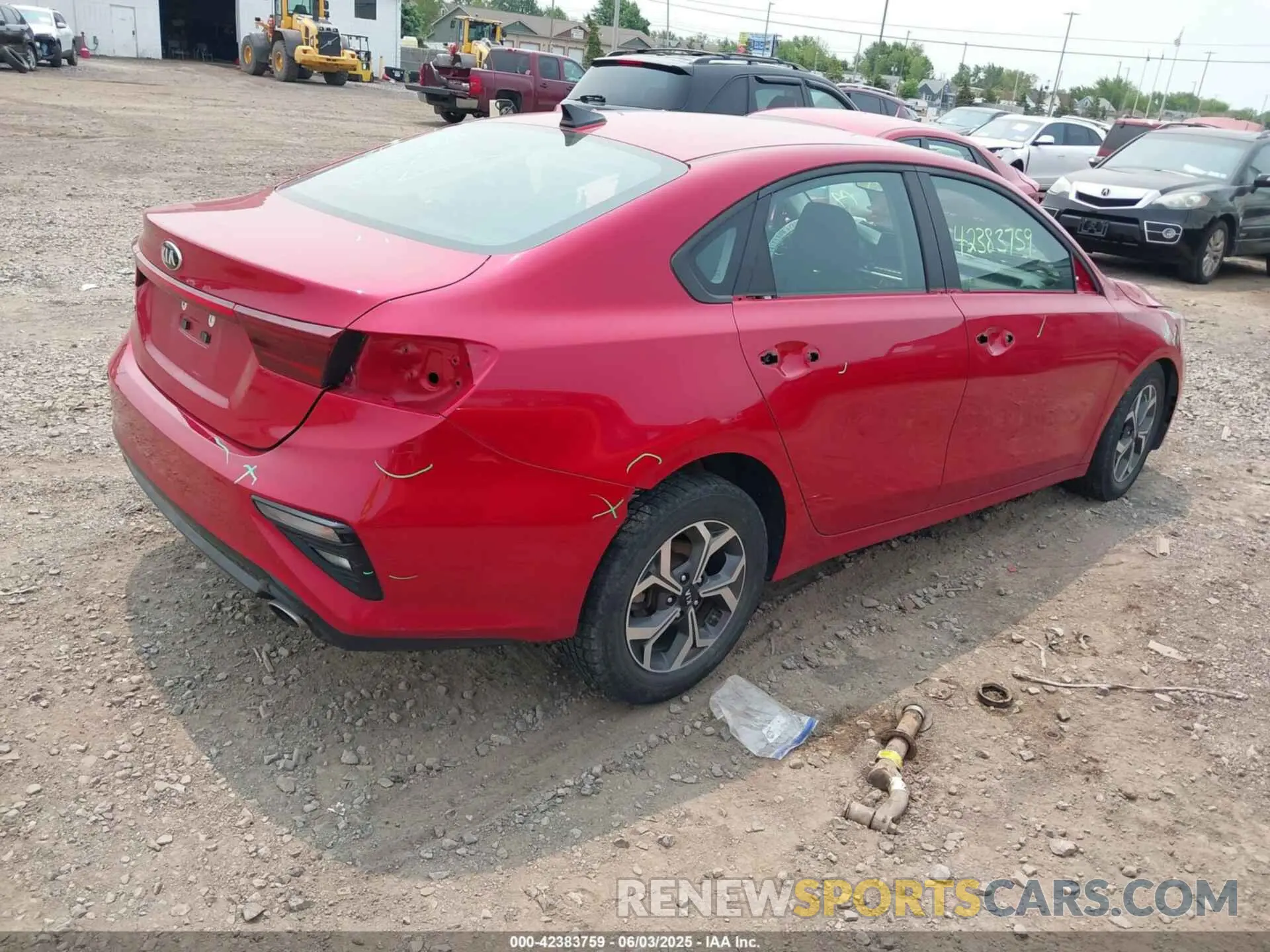 4 Photograph of a damaged car 3KPF24AD5ME303978 KIA FORTE 2021