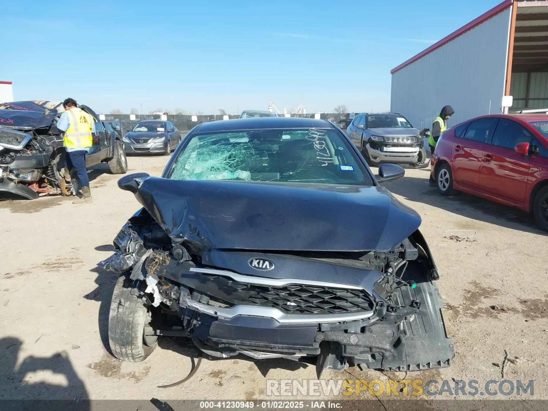 13 Photograph of a damaged car 3KPF24AD5ME334745 KIA FORTE 2021