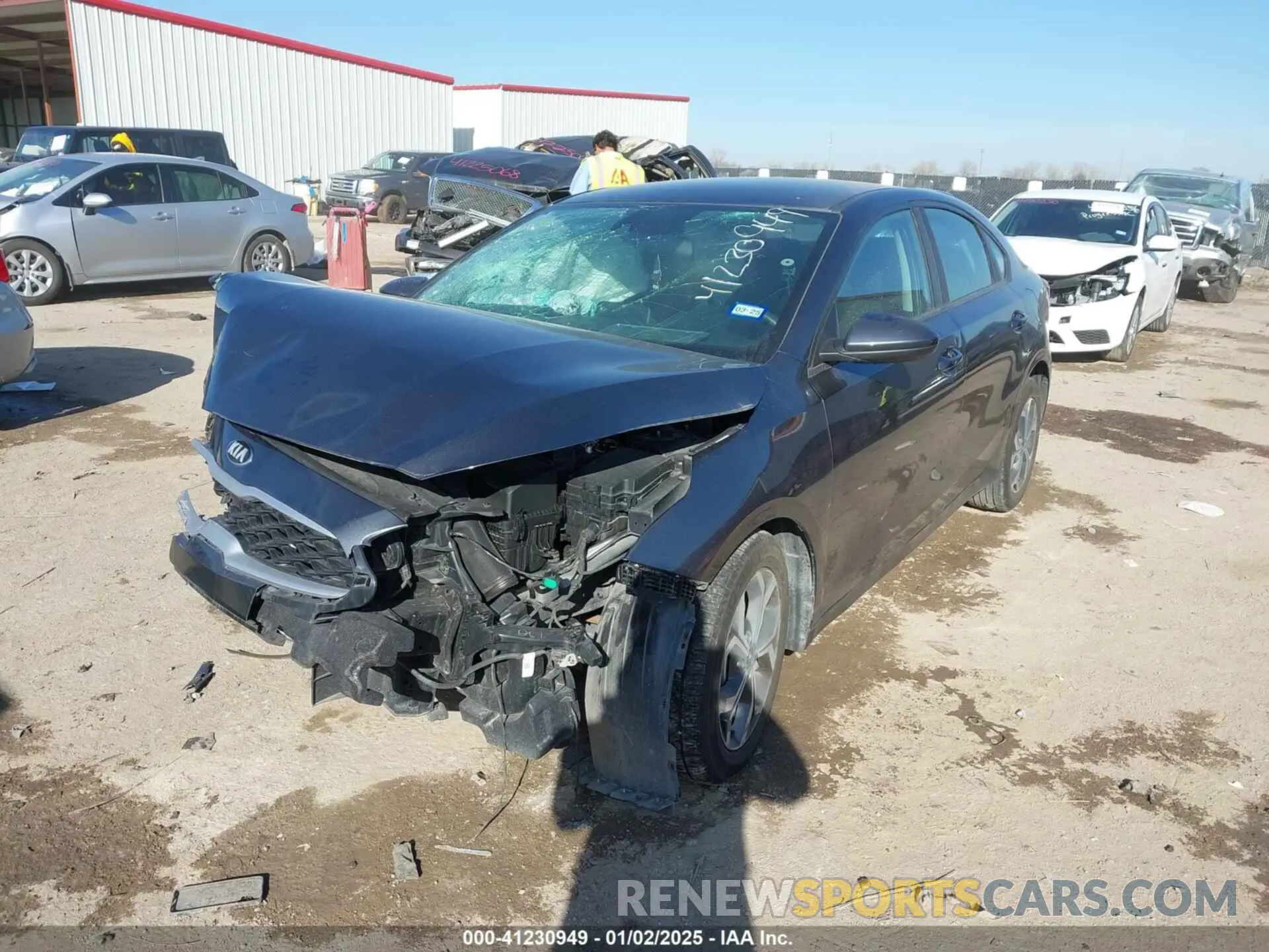 2 Photograph of a damaged car 3KPF24AD5ME334745 KIA FORTE 2021