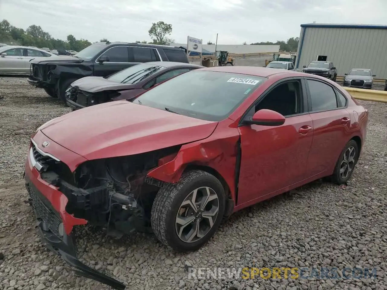 1 Photograph of a damaged car 3KPF24AD5ME341145 KIA FORTE 2021