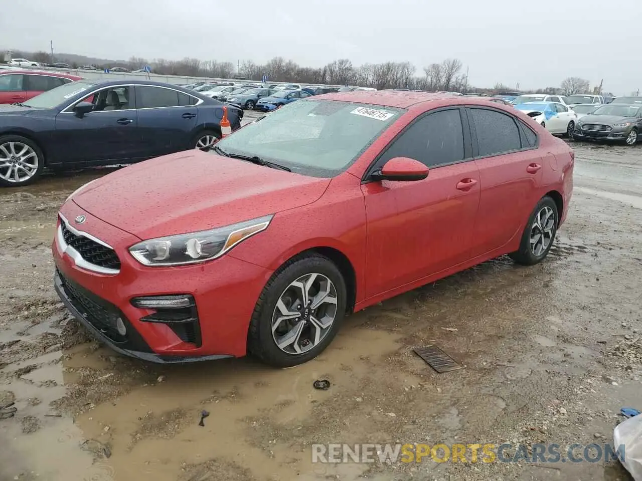 1 Photograph of a damaged car 3KPF24AD5ME346765 KIA FORTE 2021