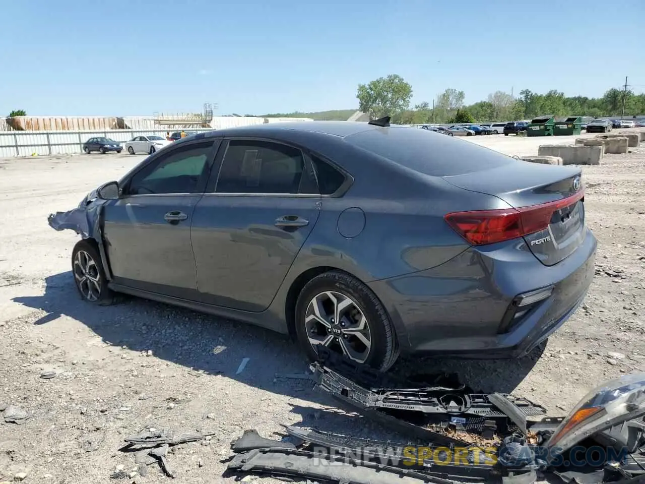 2 Photograph of a damaged car 3KPF24AD5ME348919 KIA FORTE 2021