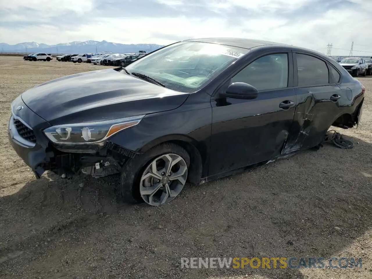1 Photograph of a damaged car 3KPF24AD5ME349701 KIA FORTE 2021