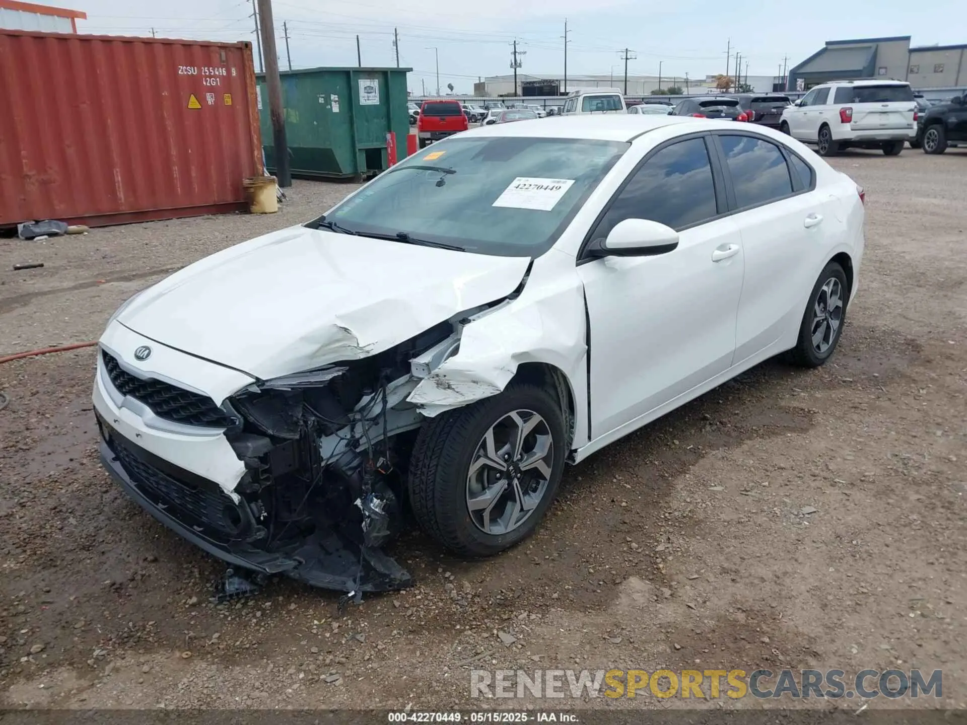 2 Photograph of a damaged car 3KPF24AD5ME358026 KIA FORTE 2021