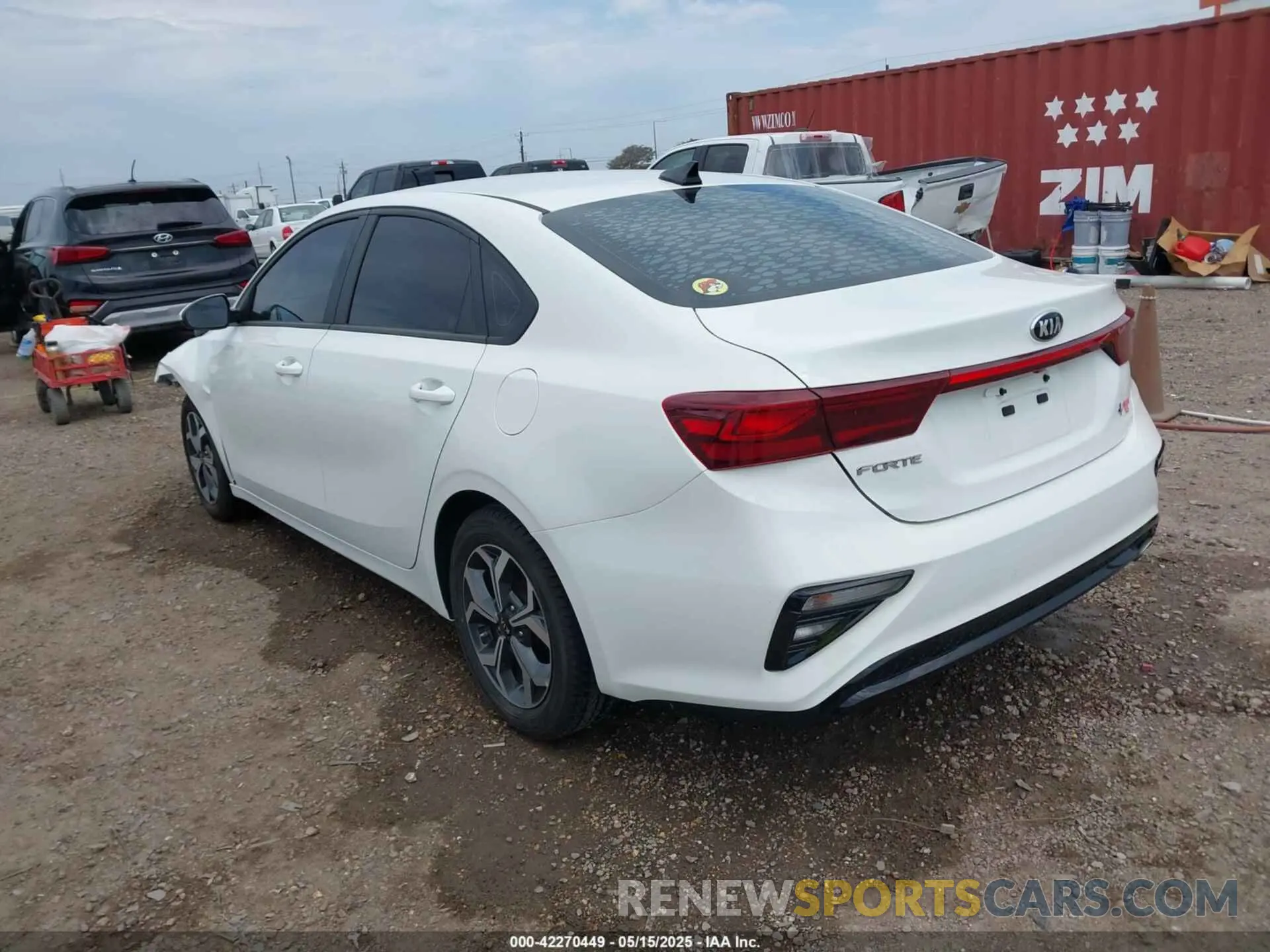 3 Photograph of a damaged car 3KPF24AD5ME358026 KIA FORTE 2021