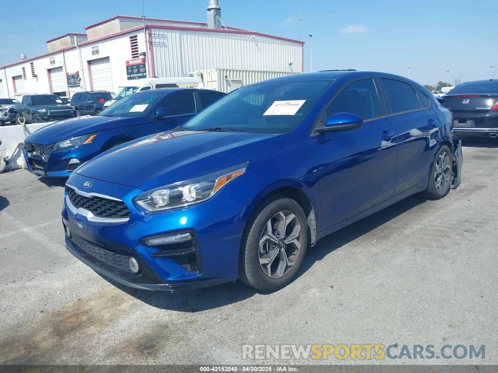 2 Photograph of a damaged car 3KPF24AD5ME375294 KIA FORTE 2021