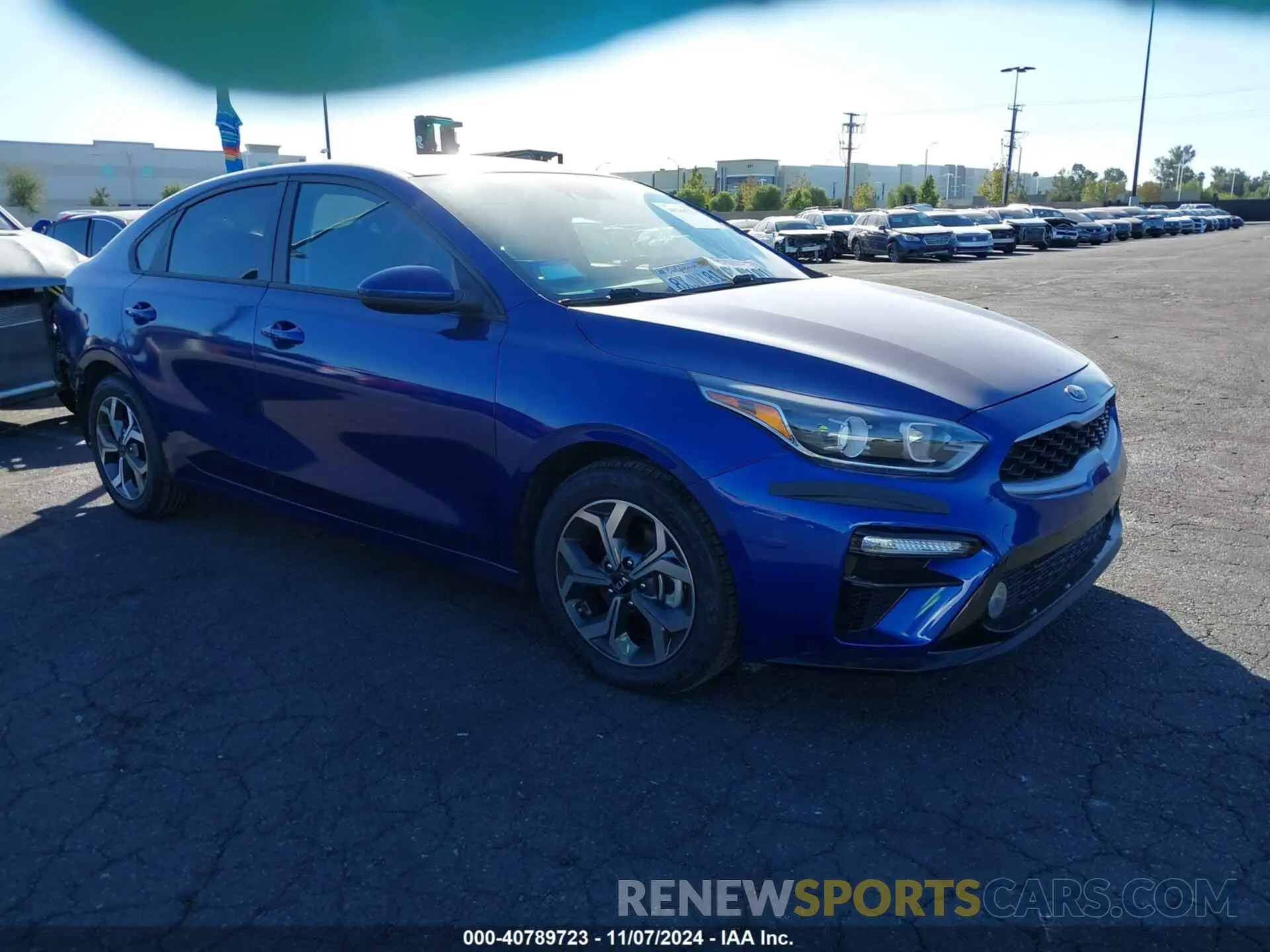 1 Photograph of a damaged car 3KPF24AD5ME386084 KIA FORTE 2021