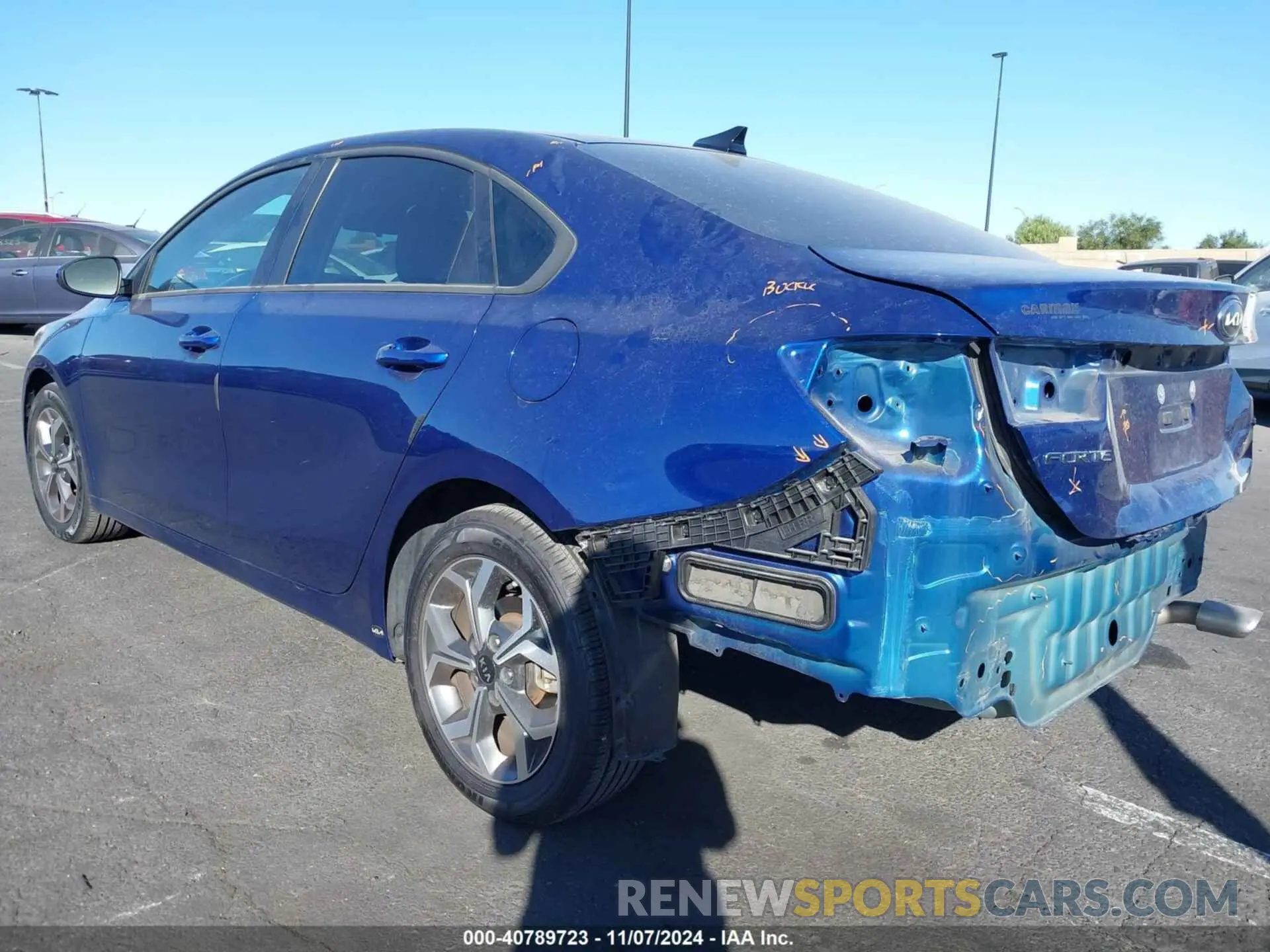 3 Photograph of a damaged car 3KPF24AD5ME386084 KIA FORTE 2021