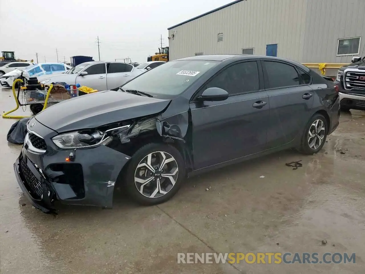 1 Photograph of a damaged car 3KPF24AD5ME386912 KIA FORTE 2021