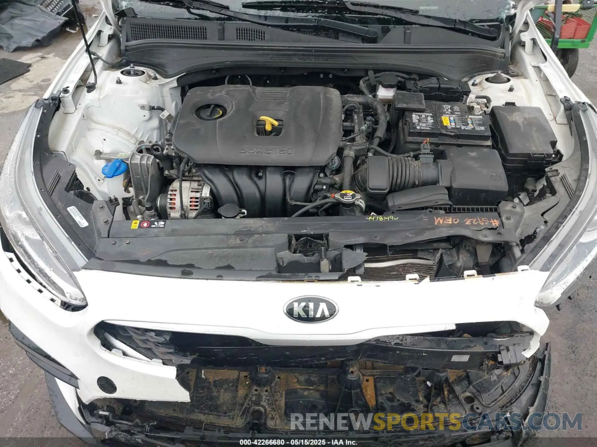 10 Photograph of a damaged car 3KPF24AD5ME405958 KIA FORTE 2021