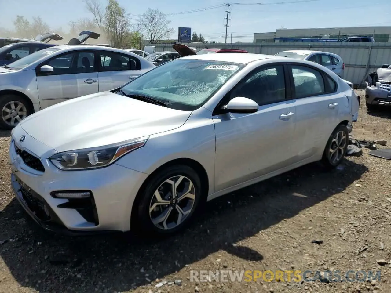 1 Photograph of a damaged car 3KPF24AD5ME415356 KIA FORTE 2021