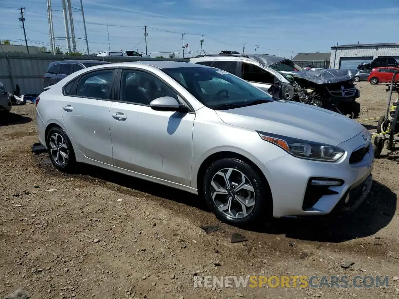 4 Photograph of a damaged car 3KPF24AD5ME415356 KIA FORTE 2021