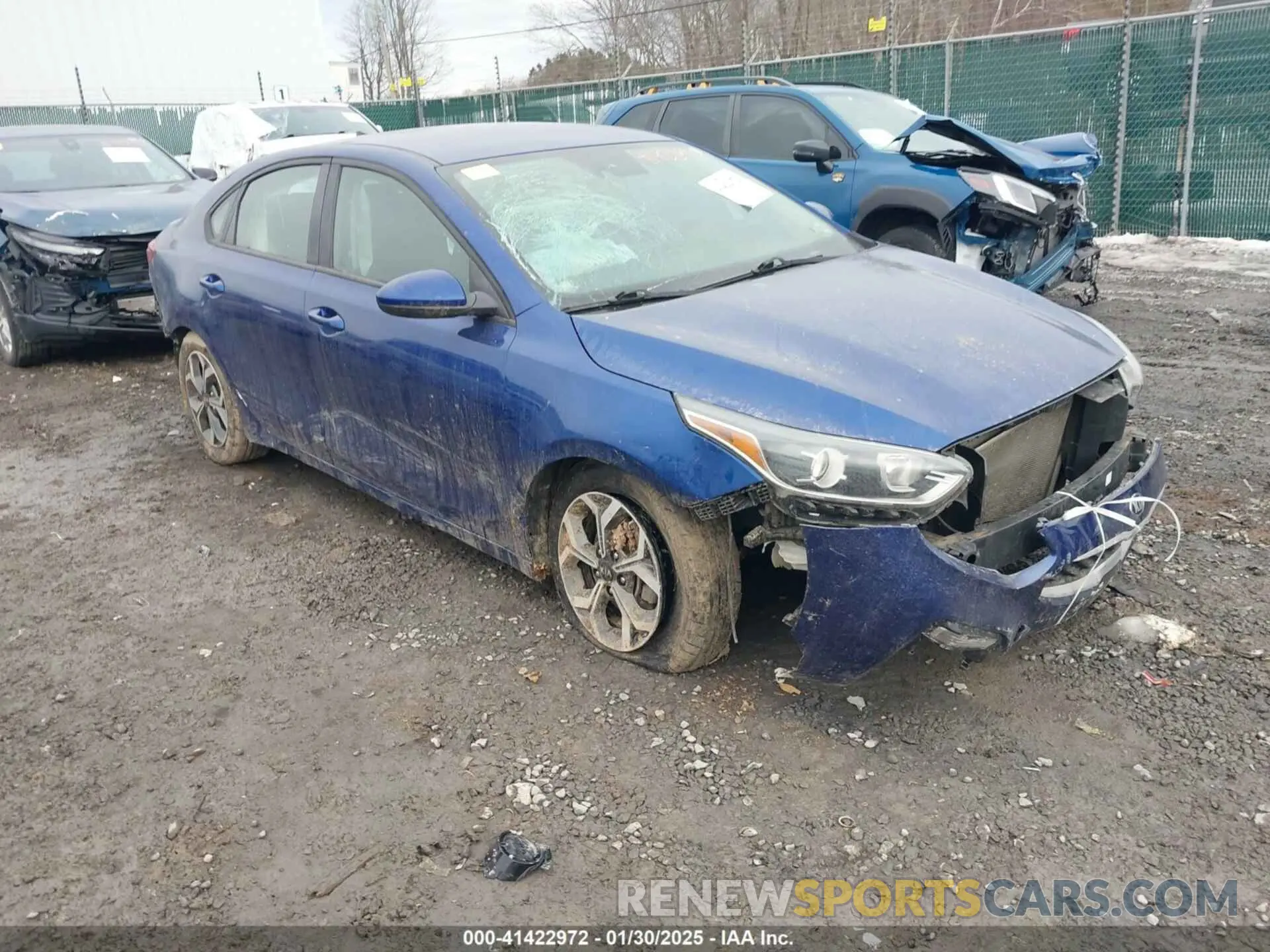 1 Photograph of a damaged car 3KPF24AD6ME267542 KIA FORTE 2021