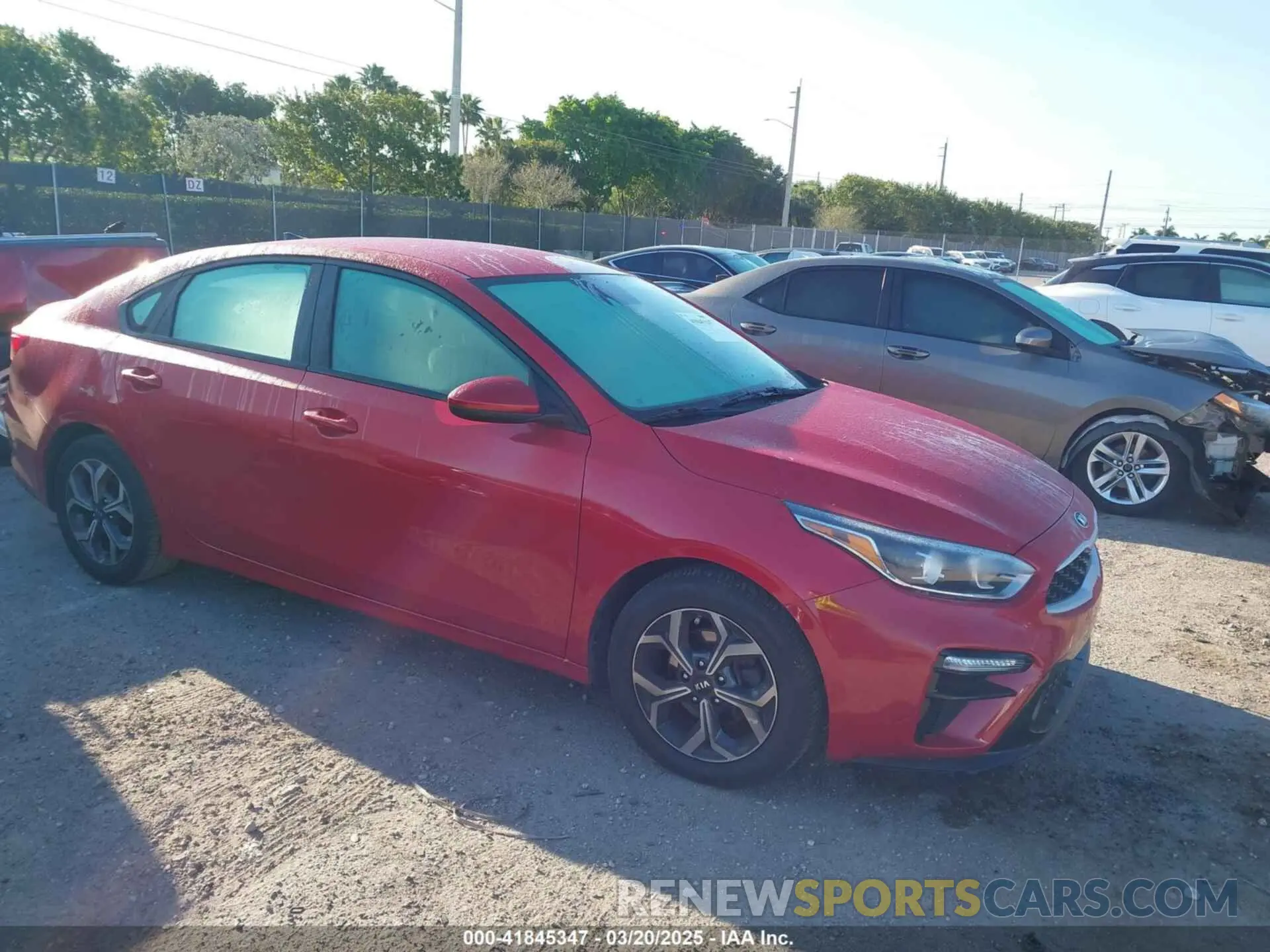 1 Photograph of a damaged car 3KPF24AD6ME285460 KIA FORTE 2021