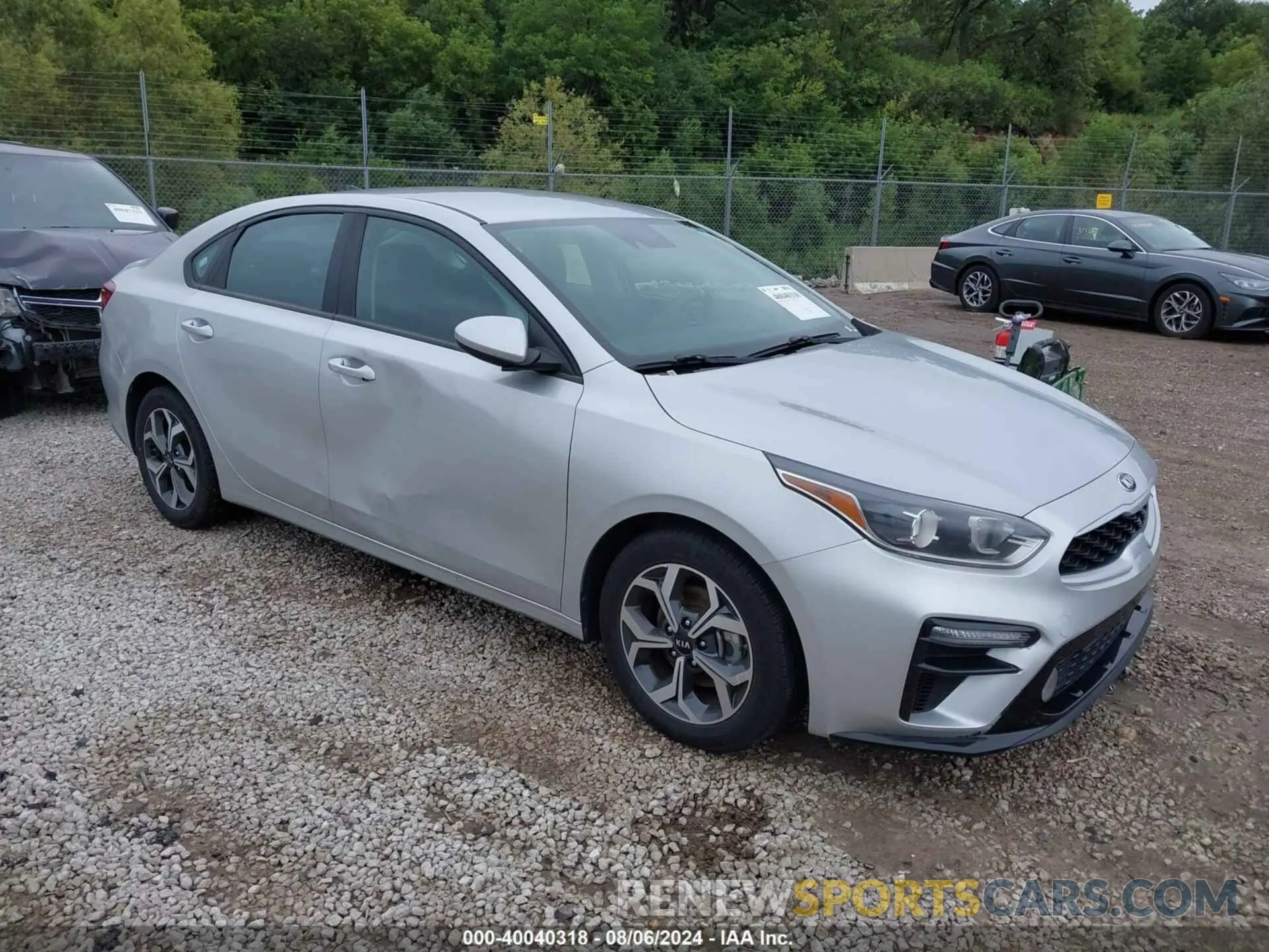 1 Photograph of a damaged car 3KPF24AD6ME286740 KIA FORTE 2021