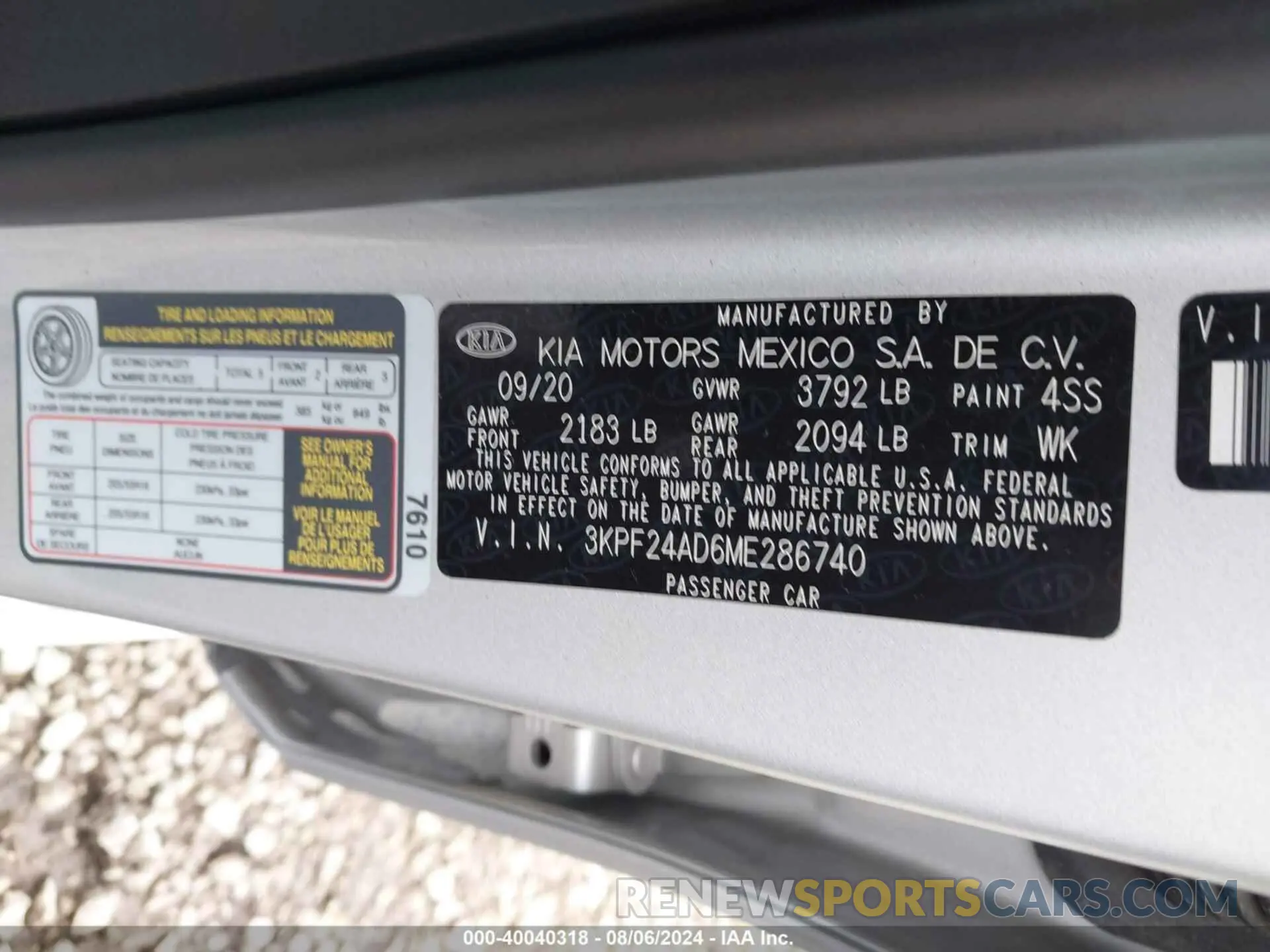 9 Photograph of a damaged car 3KPF24AD6ME286740 KIA FORTE 2021