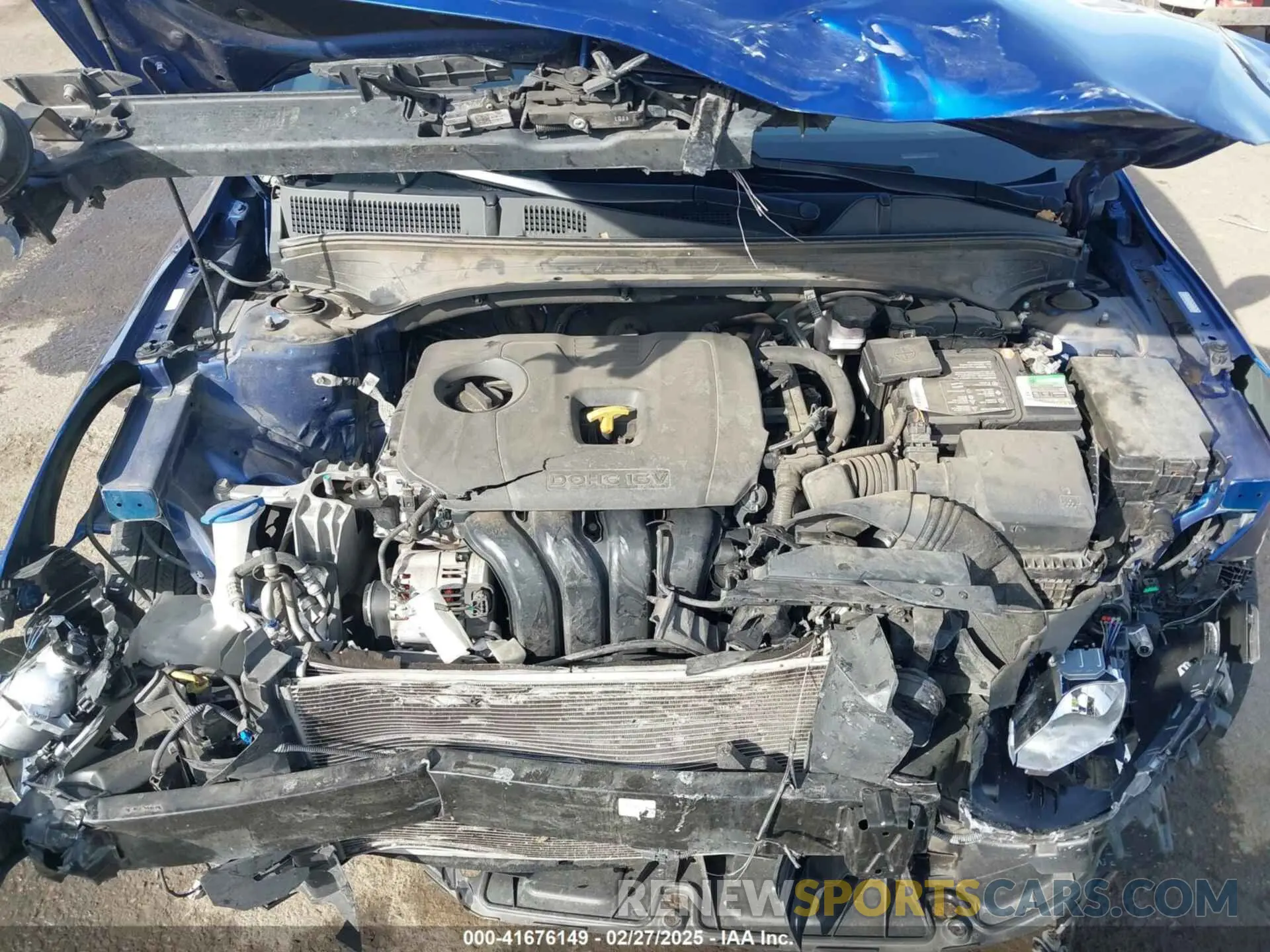 10 Photograph of a damaged car 3KPF24AD6ME290691 KIA FORTE 2021
