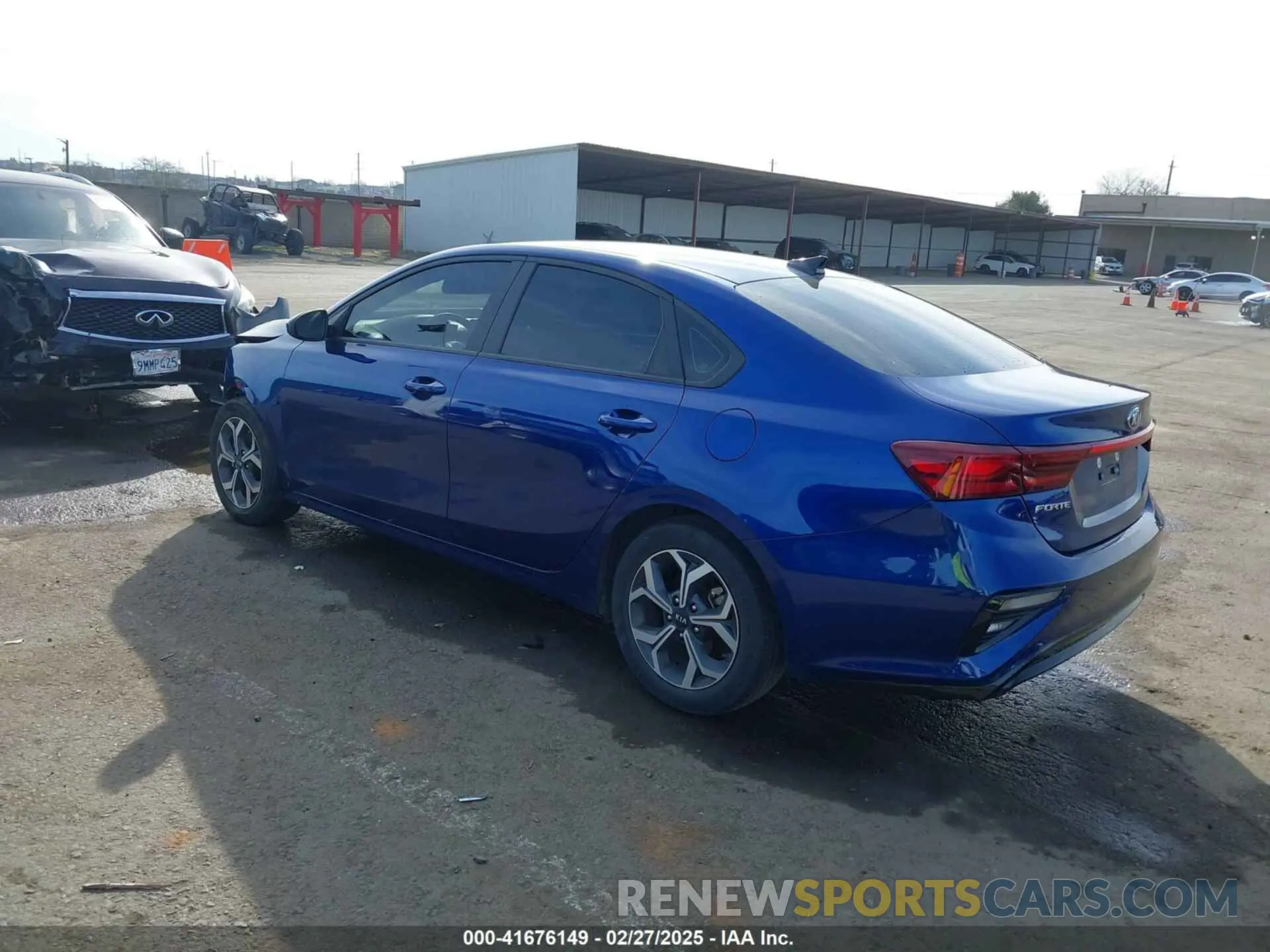 3 Photograph of a damaged car 3KPF24AD6ME290691 KIA FORTE 2021