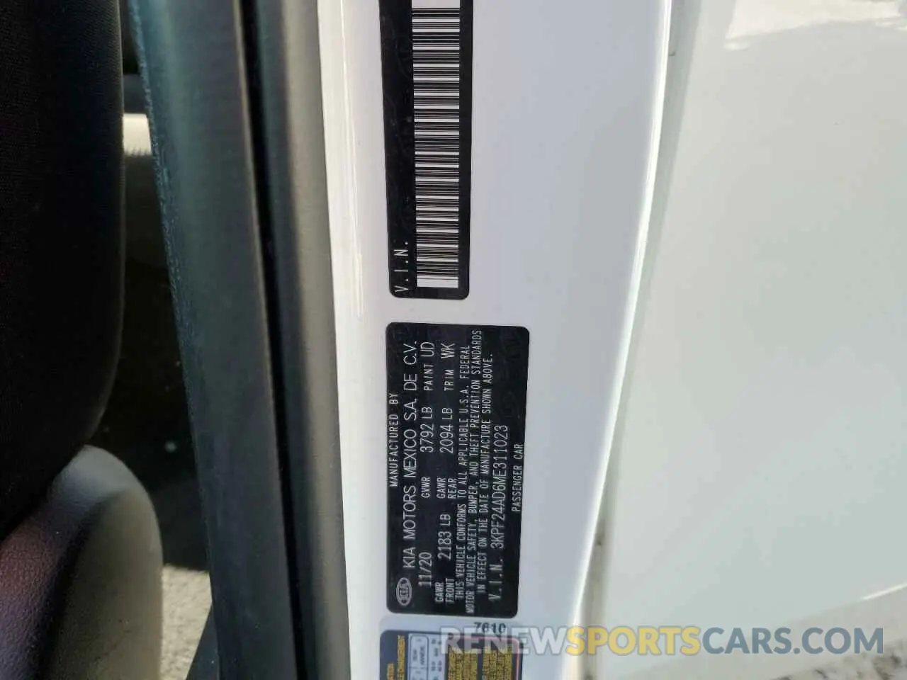 14 Photograph of a damaged car 3KPF24AD6ME311023 KIA FORTE 2021