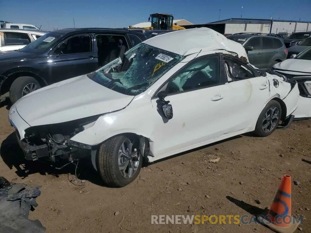 1 Photograph of a damaged car 3KPF24AD6ME311894 KIA FORTE 2021