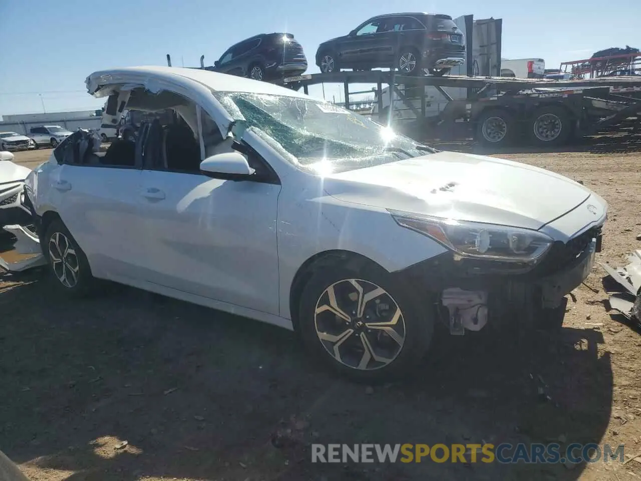 4 Photograph of a damaged car 3KPF24AD6ME311894 KIA FORTE 2021