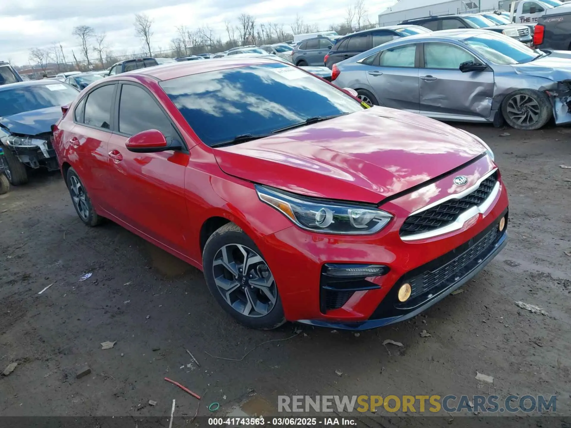 1 Photograph of a damaged car 3KPF24AD6ME324595 KIA FORTE 2021