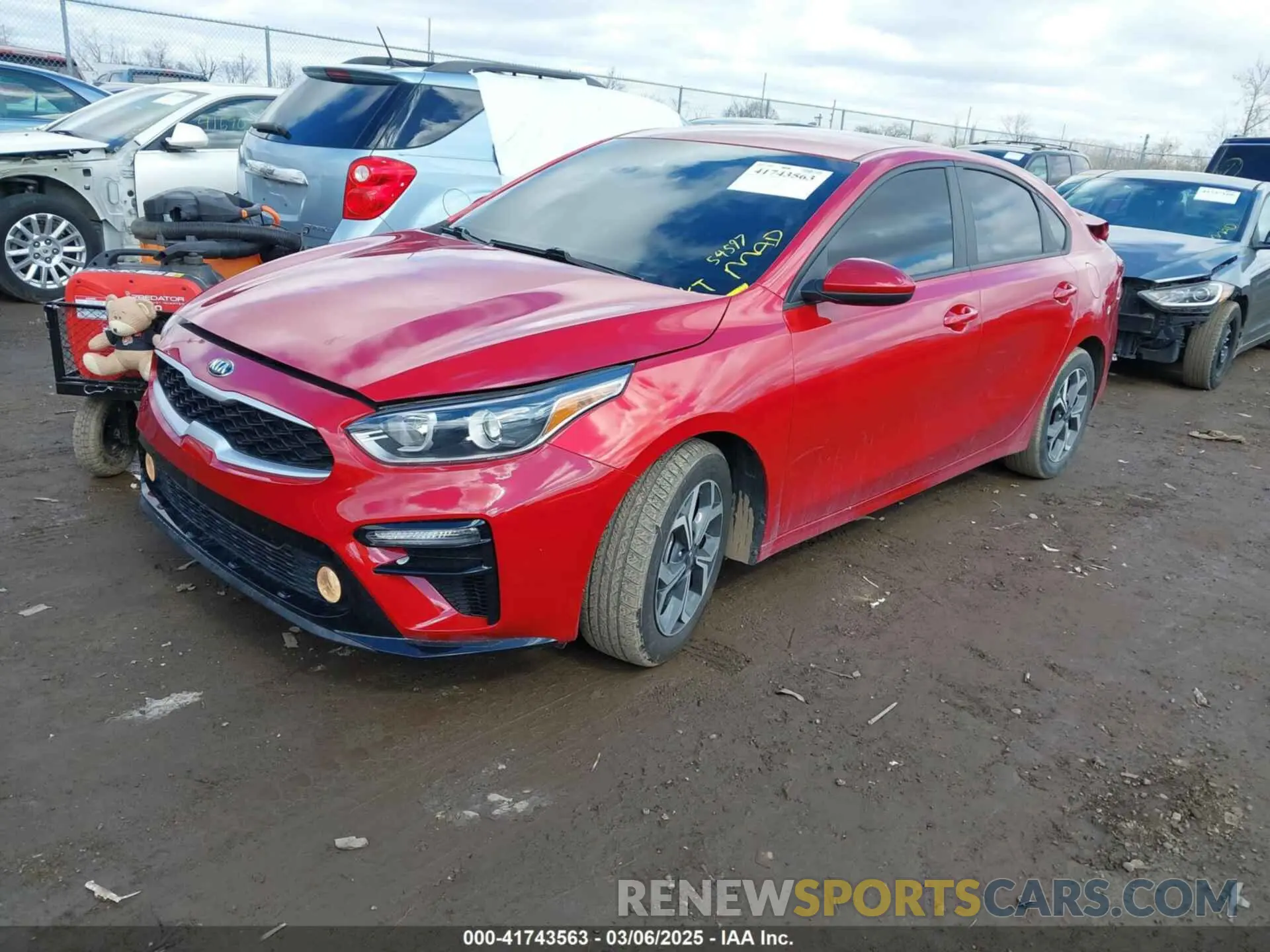 2 Photograph of a damaged car 3KPF24AD6ME324595 KIA FORTE 2021